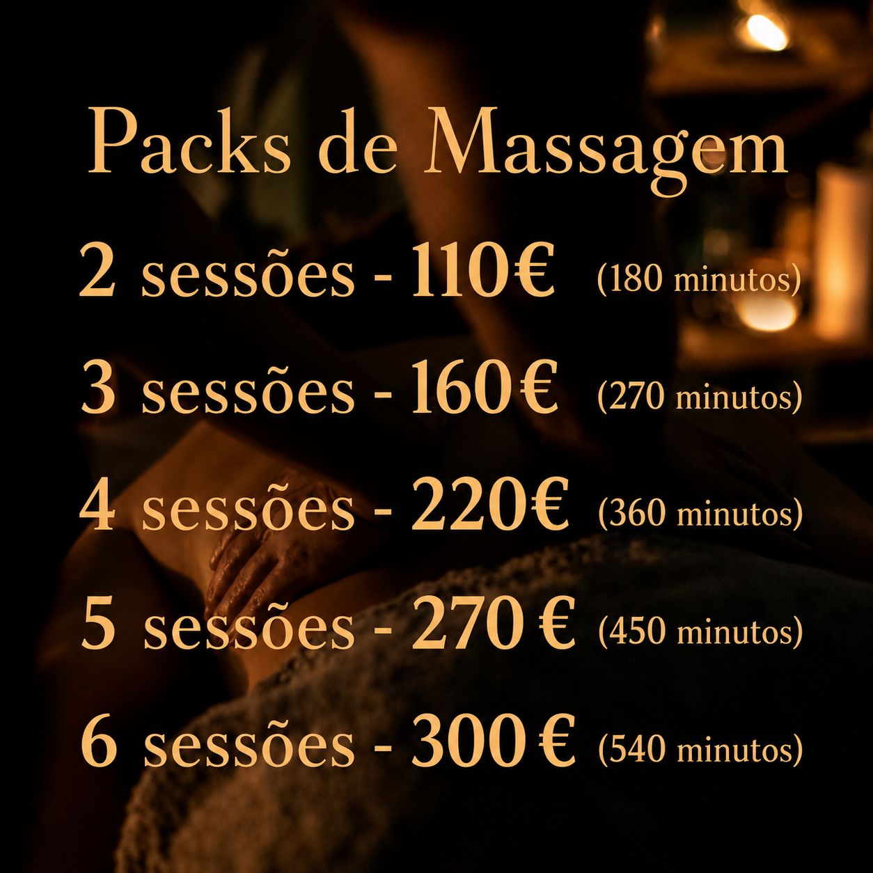 Packs de Massagem